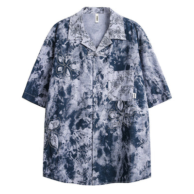 Camisa para Hombre con Bordado Floral Calado - Image 22