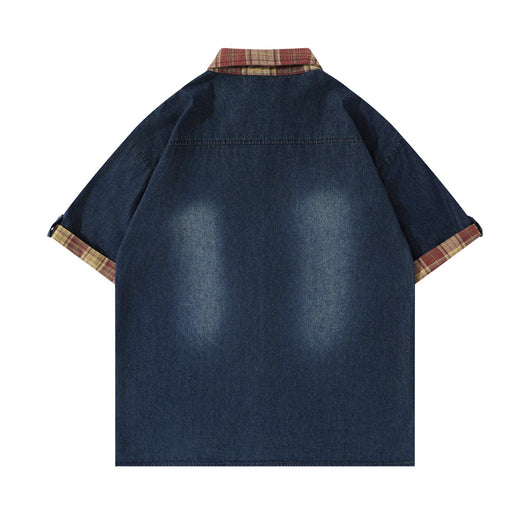 Camisa Denim Suelta Verano para Hombre - Image 11