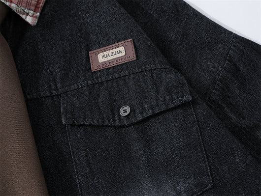 Camisa Denim Suelta Verano para Hombre - Image 12