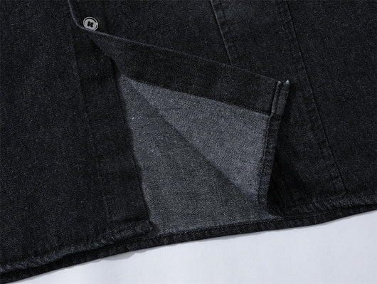 Camisa Denim Suelta Verano para Hombre - Image 14