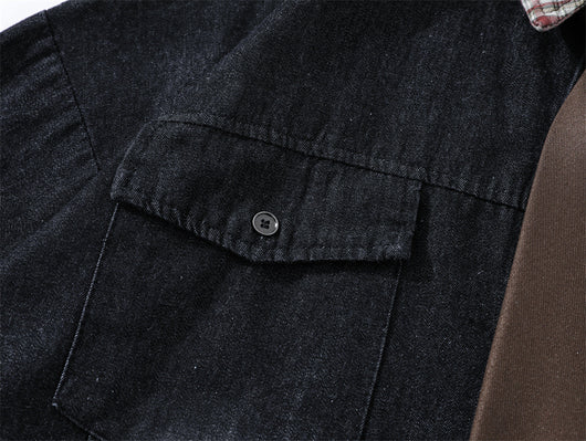 Camisa Denim Suelta Verano para Hombre - Image 17
