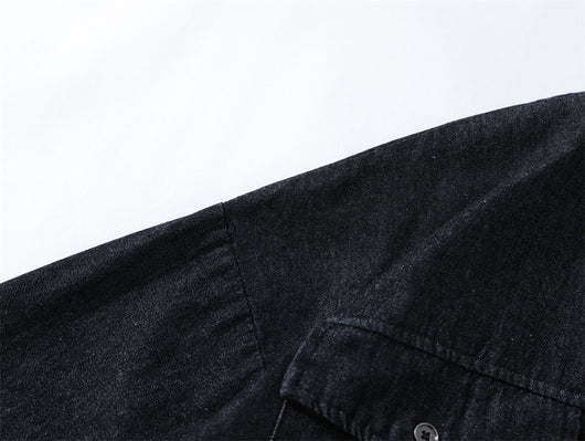 Camisa Denim Suelta Verano para Hombre - Image 18