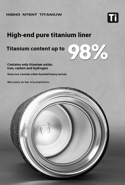 Vaso Térmico de Titanio Puro con Separador de Té - Antibacteriano Inteligente - Image 20