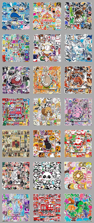 50 mental health graffiti stickers with English slogans, including rainbows, hearts, and positive affirmations. - Image 18