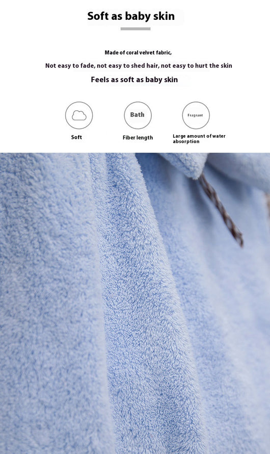 Falda de Baño Coral Fleece - Toalla Envolvente Suave y Absorbente Estilo Coreano - Image 22