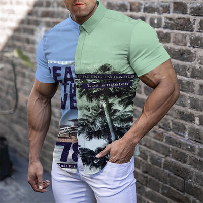 Camisa de Playa Estampada para Hombre - Image 15