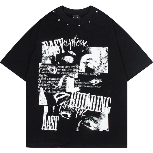 Playera Hombre Estampado Abstracto Manga Corta - Image 21