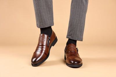 Zapatos Casuales de Cuero para Hombre con Articulaciones Flexibles - Image 12
