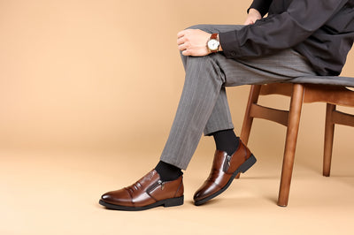 Zapatos Casuales de Cuero para Hombre con Articulaciones Flexibles - Image 21