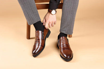 Zapatos Casuales de Cuero para Hombre con Articulaciones Flexibles - Image 33