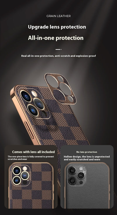 Funda Protectora Cuadros Plateados para Teléfono - Image 15