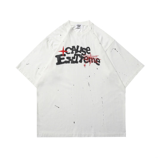 Camiseta de Manga Corta con Estampado de Letras para Hombre - Image 22