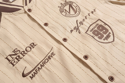 Camisa de Béisbol con Cuello Deportivo de Manga Corta para Hombre - Image 21