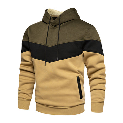 Camiseta Combinada de Colores para Hombre - Estilo Europeo y Americano - Image 19