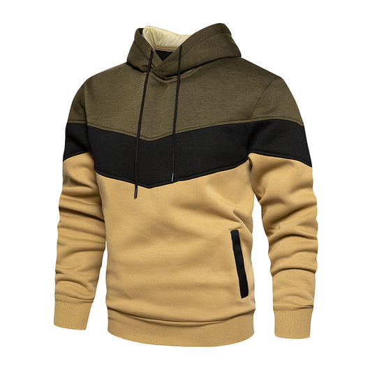 Camiseta Combinada de Colores para Hombre - Estilo Europeo y Americano - Image 19