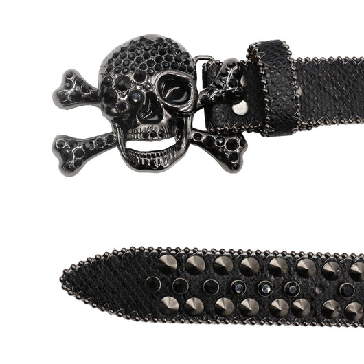 Cinturón Mujer Y2K con Incrustaciones de Diamantes y Patrón de Serpiente - Image 52