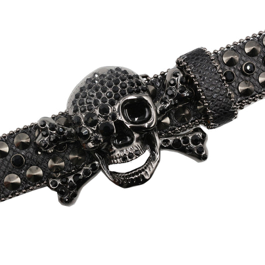 Cinturón Mujer Y2K con Incrustaciones de Diamantes y Patrón de Serpiente - Image 53