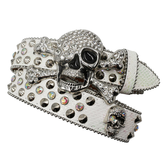 Cinturón Mujer Y2K con Incrustaciones de Diamantes y Patrón de Serpiente - Image 59