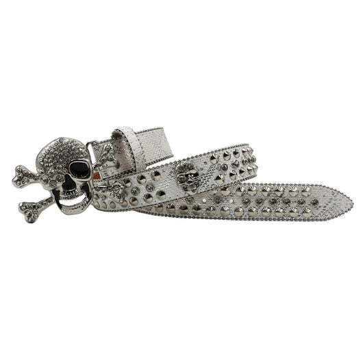 Cinturón Mujer Y2K con Incrustaciones de Diamantes y Patrón de Serpiente - Image 79