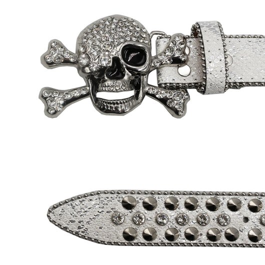 Cinturón Mujer Y2K con Incrustaciones de Diamantes y Patrón de Serpiente - Image 89