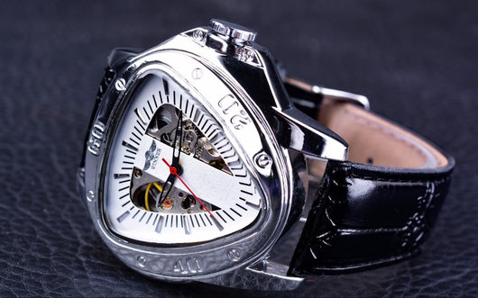 Reloj Mecánico Automático Hombre Diseño Triangular Hueco Esfera Grande - Image 27