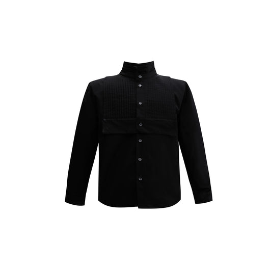Camisa Estilo Chino Moderno con Cuello Mao y Hebilla - Image 17