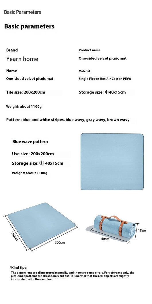 Manta Impermeable para Picnic con Diseño Estampado - Image 12