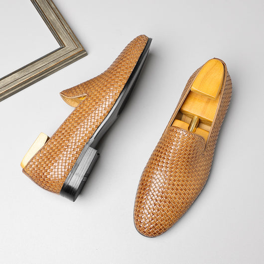 Zapatos de Cuero Tejido para Hombre - Slip-on Ejecutivo - Image 15