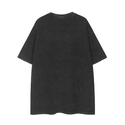 Camiseta Unisex Vintage Desgastada con Bordado - Estilo Retro para Hombre y Mujer - Image 19