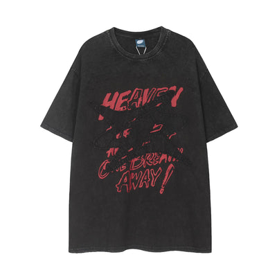 Camiseta Unisex Vintage Desgastada con Bordado - Estilo Retro para Hombre y Mujer - Image 22