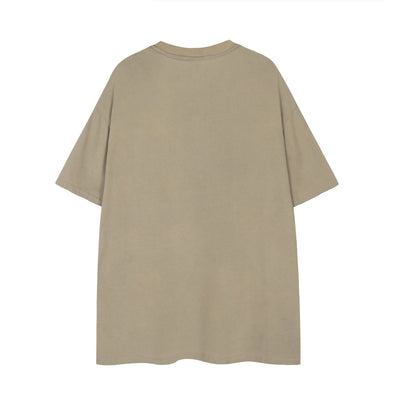 Camiseta Unisex Vintage Desgastada con Bordado - Estilo Retro para Hombre y Mujer - Image 26