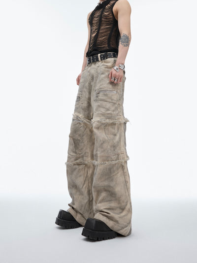 Pantalones Casuales Rotos con Detalles Desgastados - Image 14