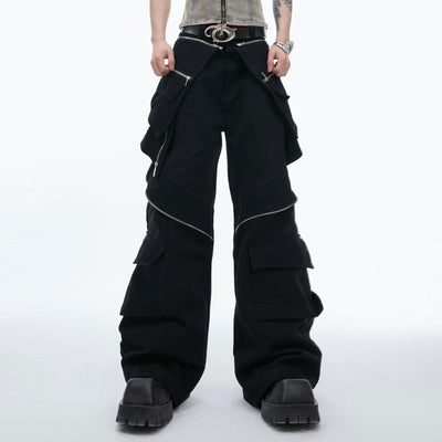 Pantalones Casuales para Hombre con Bolsillos de Cierre Metálico - Image 17