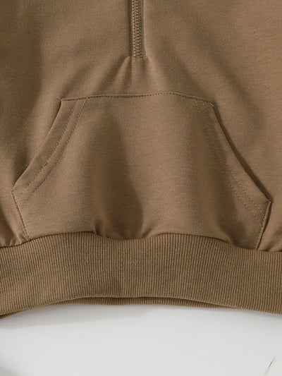 Sudadera Infantil con Cierre Medio Abierto en Colores Pastel - Image 64
