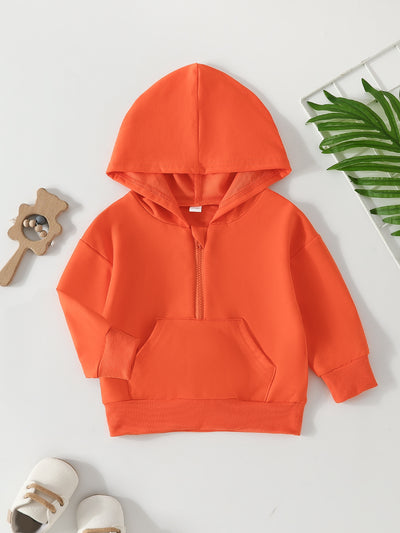 Sudadera Infantil con Cierre Medio Abierto en Colores Pastel - Image 68