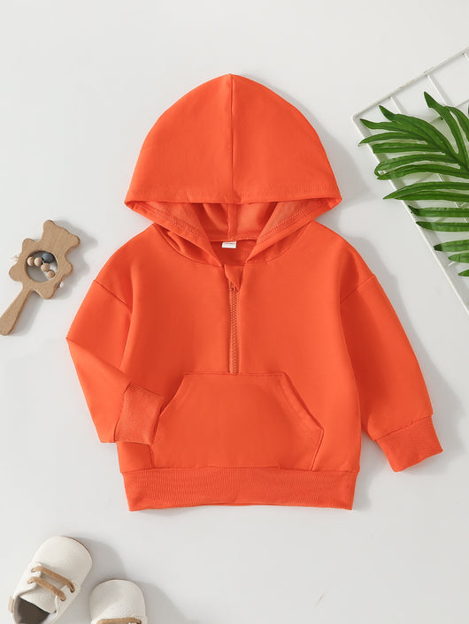 Sudadera Infantil con Cierre Medio Abierto en Colores Pastel - Image 68