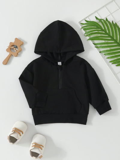 Sudadera Infantil con Cierre Medio Abierto en Colores Pastel - Image 85