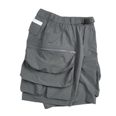 Shorts de Trabajo Hombre Verano Cintura Ajustable Bolsillos Amplios Diseño Funcional - Image 19