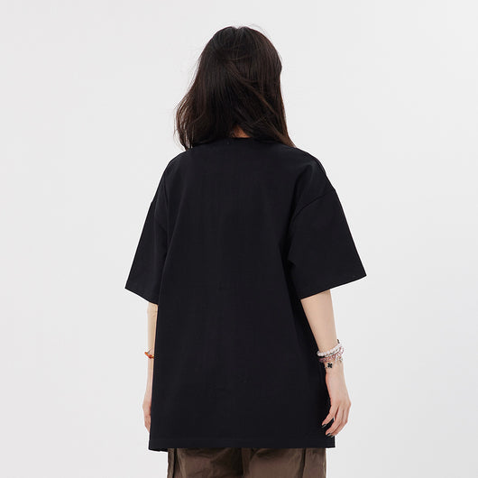 Camiseta Unisex con Estampado de Letras - Manga Corta - Image 33