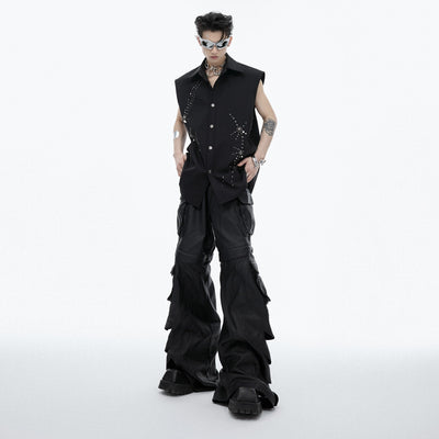 Pantalones Bootcut Casuales con Diseño Calado para Hombre - Image 16