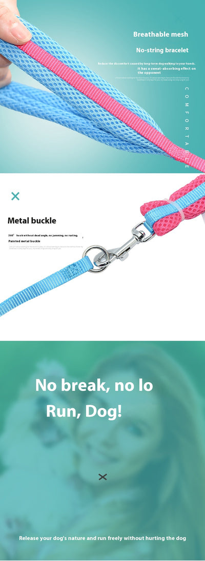 Arnés de Pecho para Perro con Cuerda y Clip Nylon - Image 18