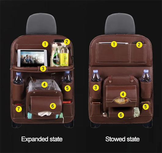 Organizador de Asiento Trasero para Auto - Bolsa Multifunción Impermeable - Image 25
