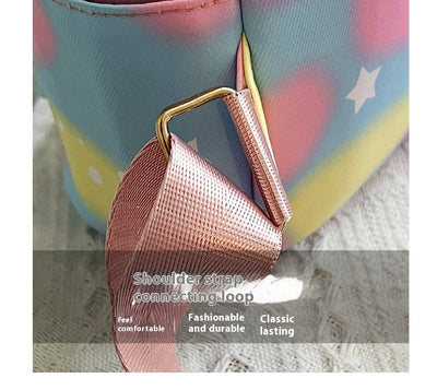 Mochila Casual de Gran Capacidad en Colores Pastel con Textura Nylon - Image 43
