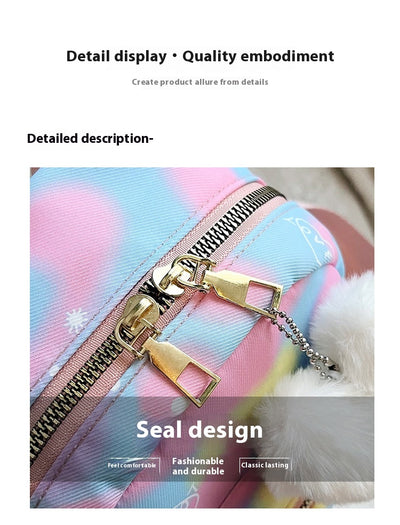 Mochila Casual de Gran Capacidad en Colores Pastel con Textura Nylon - Image 45