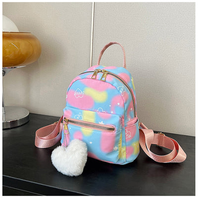 Mochila Casual de Gran Capacidad en Colores Pastel con Textura Nylon - Image 52
