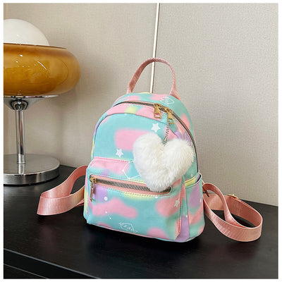 Mochila Casual de Gran Capacidad en Colores Pastel con Textura Nylon - Image 55