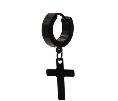 Aretes Cruz de Acero Titanio para Hombre - Diseño Minimalista Duradero - Image 12