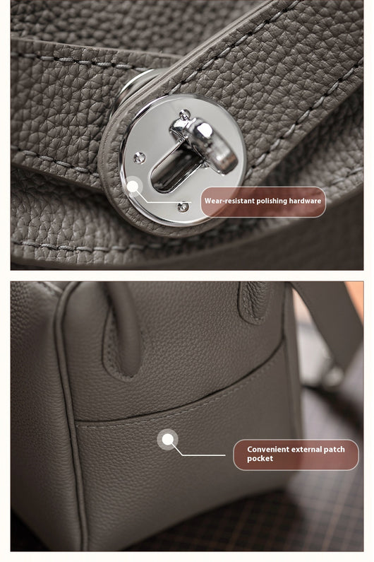 Bolsa Crossbody Tejida de Cuero Auténtico - Diseño Artesanal - Image 48