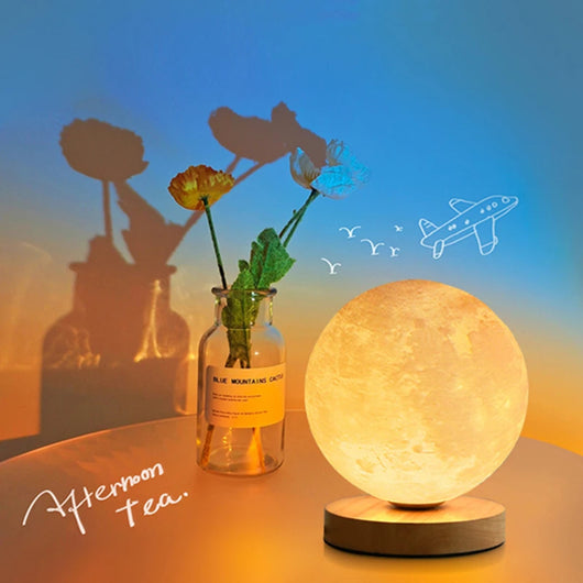 Lámpara Luna Flotante Magnética 3D con Control Táctil y 3 Colores de Luz - Image 20