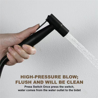 Conjunto Bidet con Pistola de Agua Acero Inoxidable Negro y Dorado - Image 28